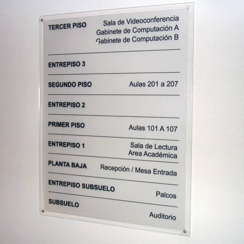Señalización de pisos Camara de Comercio